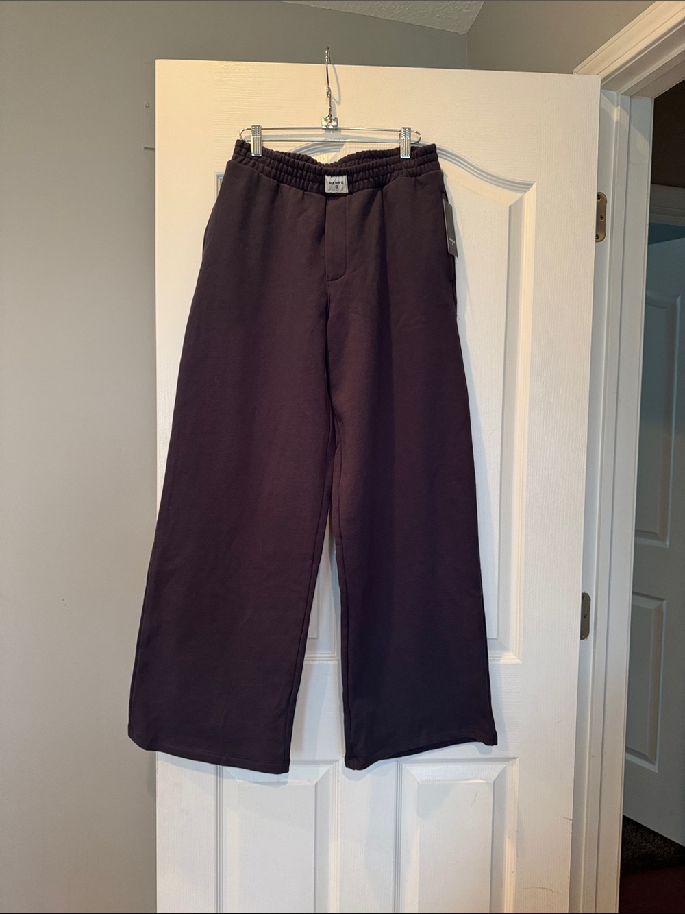 Parke - Wide Leg women’s Pants in dark blue with side pockets